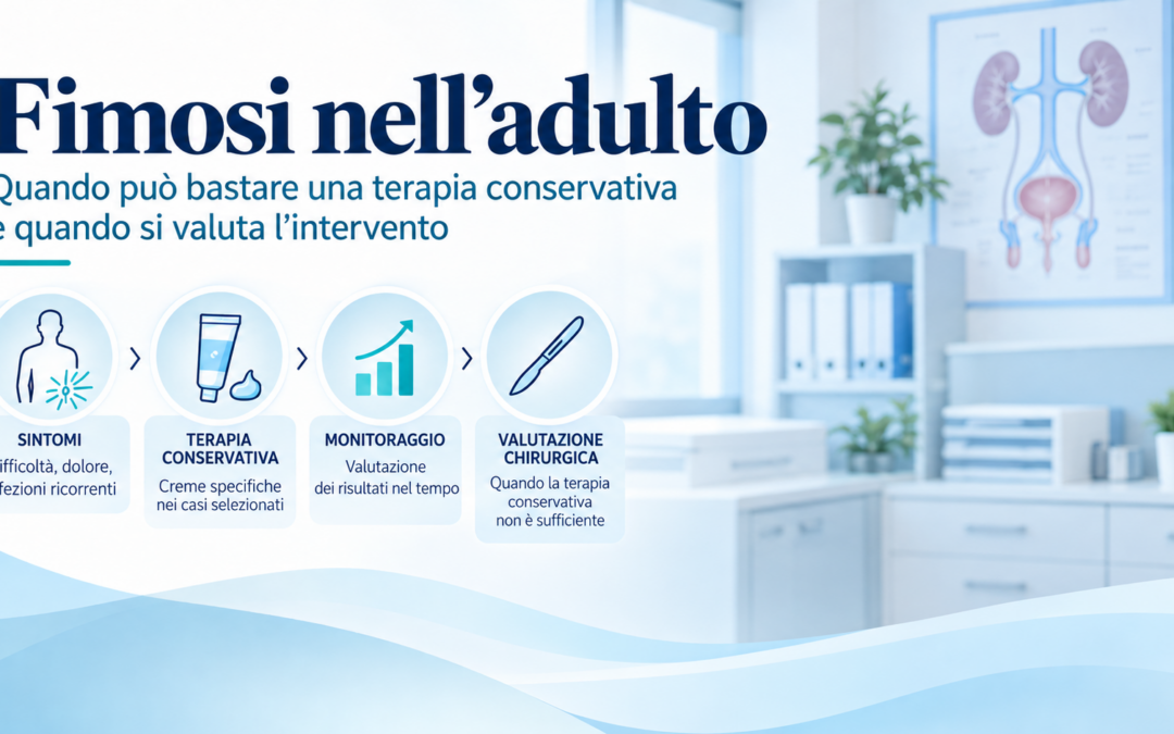 Infografica sulla fimosi nell’adulto
