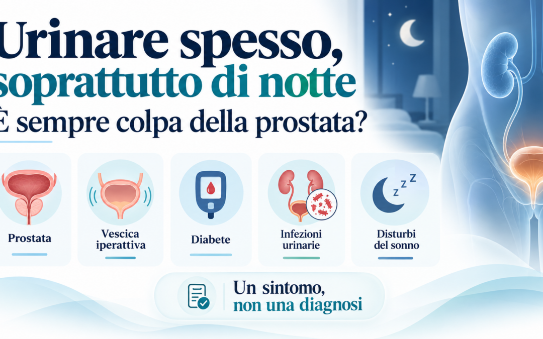 Urinare spesso (soprattutto di notte): è sempre colpa della prostata?